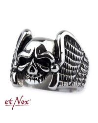 Edelstahlring 'Winged Skull' - vergleichen und günstig kaufen